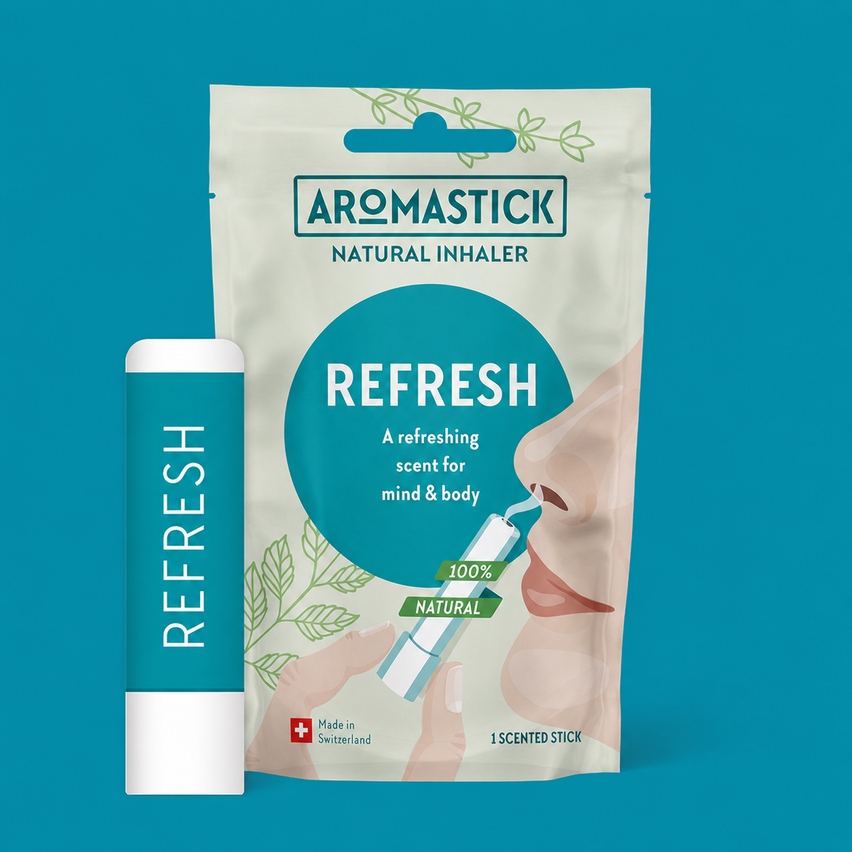 Aromastick Natural Inhaler Refresh